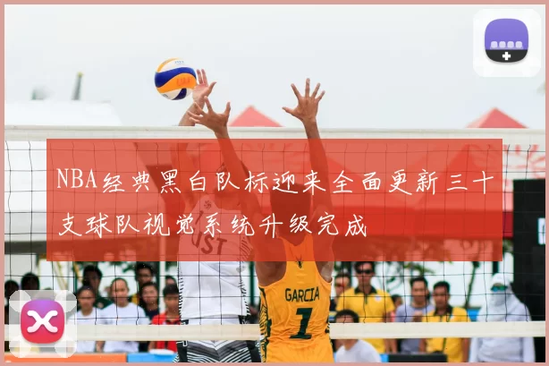 NBA经典黑白队标迎来全面更新三十支球队视觉系统升级完成